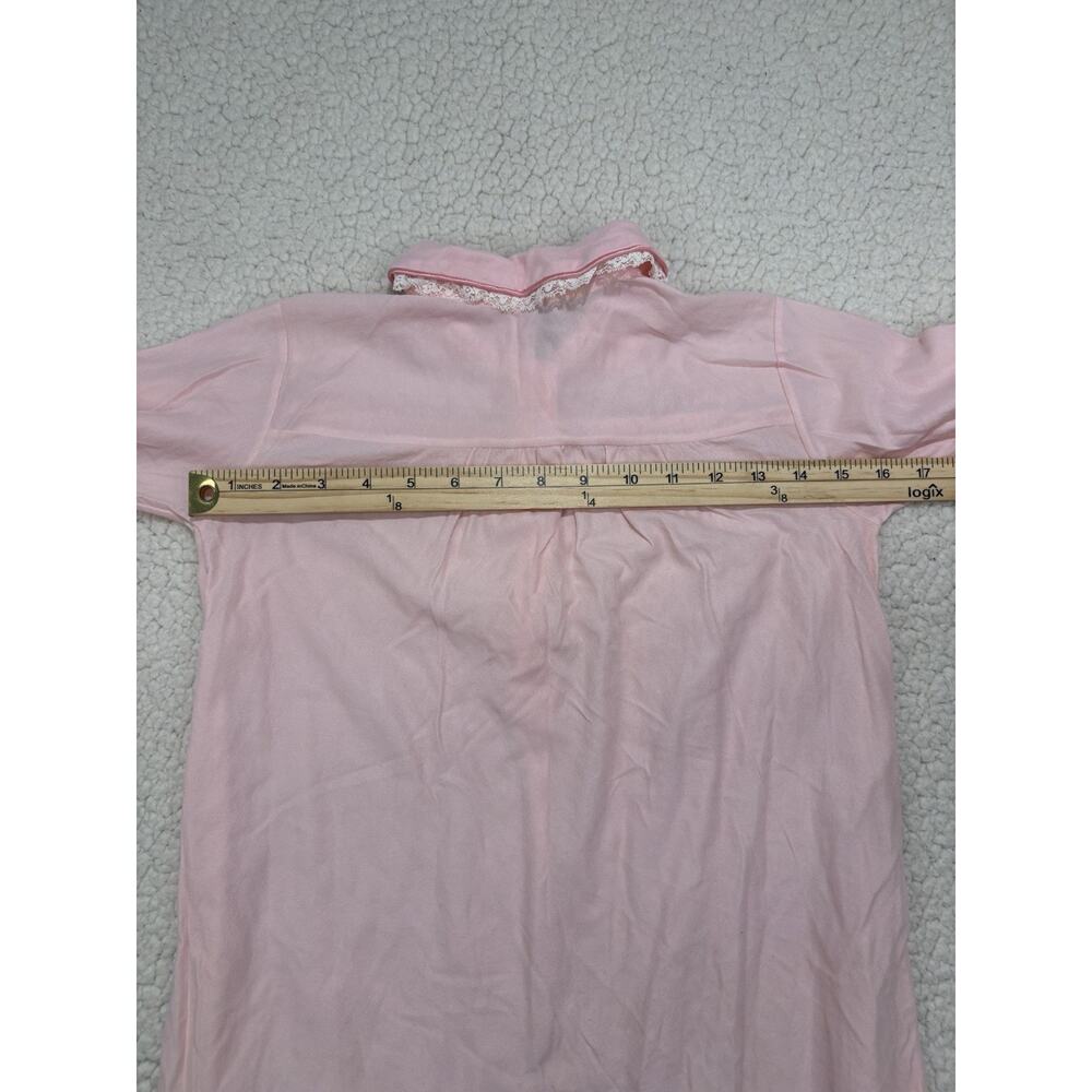 Vintage Tom Girl Eastern Isles‎ Size 8 Pink Nightgown Lace Ruffle Prairie USA - Picture 7 of 7